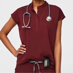 Figs Women's Burgundy Rafaela Scrub
Top XS